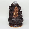 Vivars Home Lord Radha Krishna Ji Water Fountain with Crystal Ball and LED Light